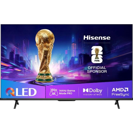 QLED TV 50" HISENSE 50E7Q PRO, Smart TV, 4K UHD, DVB-T2/C/S2, USB, Wi-Fi, BT, crni - energetski razred E