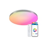 Stropna svjetiljka KSIX Boreal, RGBIC + CCT, 38,5 cm, 5600 lm