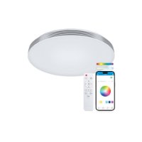 Stropna svjetiljka KSIX Boreal, RGBIC + CCT, 38,5 cm, 5600 lm