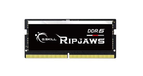 Memorija SO-DIMM PC-41600, 16GB, G.SKILL Ripjaws, F5-5200S3838A16GX1-RS, DDR5 5200MHz