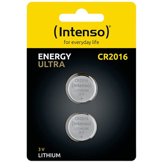 Baterije INTENSO CR2016, litijske, 3 V, 80 mAh, 2kom