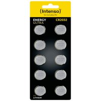 Baterije INTENSO CR2032, litijske, 3 V, 220 mAh, 10kom