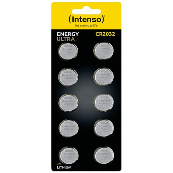 Baterije INTENSO CR2032, litijske, 3 V, 220 mAh, 10kom