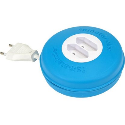 Kabel naponski FAMATEL, 2 euro utičnice, dužina 3m, roller