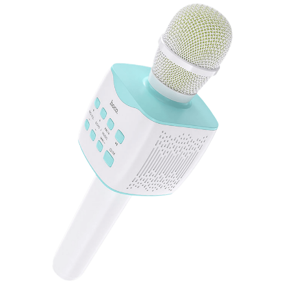 Mikrofon HOCO BK5, bežični, karaoke, 1200mAh, plavi