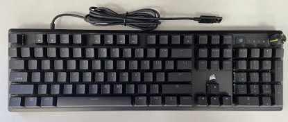 RABLJENI - Tipkovnica CORSAIR K70 RGB Core, mehanička, MLX Red Linear switch, US Layout, USB, crna