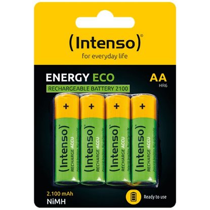 Baterije INTENSO AA HR6, NiMH, punjive, 1.2 V, 2100 mAh, 4kom