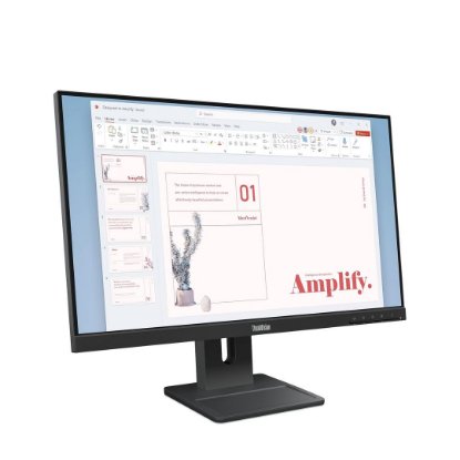 Monitor 23,8" LENOVO ThinkVision E24-40, FHD, IPS, 100Hz, 6ms, 250cd/m2, pivot, zvučnici, crni
