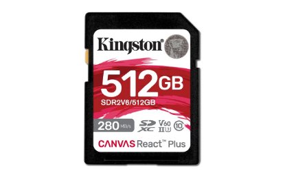 Memorijska kartica KINGSTON MC Canvas React Plus SDR/512GB, SDXC 512GB, Class 10, UHS-II, U3, V60