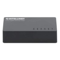 Switch INTELLINET 561747, 10/100/1000 Mbps, 5-port, plastično kućište, kabel Cat6 0,5m