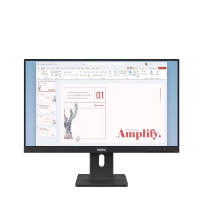Monitor 23,8" LENOVO ThinkVision E24-40, FHD, IPS, 100Hz, 6ms, 250cd/m2, pivot, zvučnici, crni