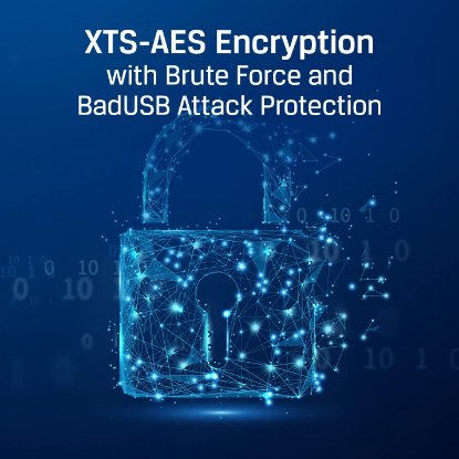 Memorija USB 3.2 FLASH DRIVE, 64GB, KINGSTON Ironkey Locker+ 50, IKLP50/64GB, XTS-AES enkripcija, srebrni