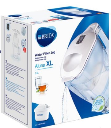 Vrč za filtriranje vode BRITA Aluna XL, 3,5 l, bijeli