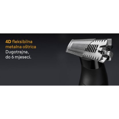 Aparat za šišanje/trimer BRAUN XT5200, za bradu i tijelo, sivi