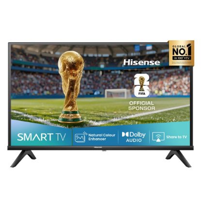Mini-LED TV 32" HISENSE 32A4Q, Smart TV, HD, DVB-T2/C/S2, USB, Wi-Fi, crni - energetski razred F