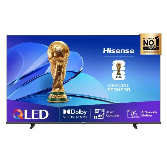LED TV 50" HISENSE 50E7Q, Smart TV, 4K UHD, DVB-T2/C/S2, USB, Wi-Fi, BT, crni - energetski razred E