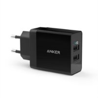 Kućni punjač ANKER PowerPort II 24W, A2021L11, 2x USB-A, crni
