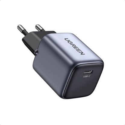 Kućni punjač UGREEN Nexode Mini, 30W, USB-C, crno-sivi