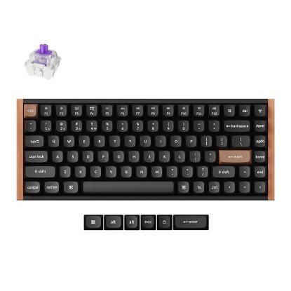 Tipkovnica KEYCHRON K2 HE Special Edition, RGB, Gateron 2.0 magnetic switch, US Layout, bežična, crna