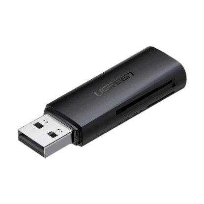 Čitač memorijskih kartica UGREEN, TF/SD, USB 3.0, crni