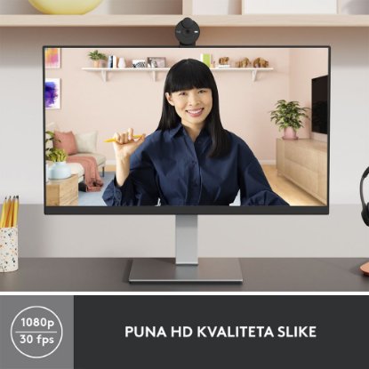 Web kamera LOGITECH Brio 300, crna