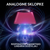 Tipkovnica Logitech Pro X TKL Rapid, mehanička, tactile, RGB, US Layout, USB, roza