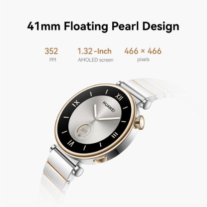 Pametni sat HUAWEI Watch GT 4 Aurora-B19T, HR, 41mm, multisport, srebrni