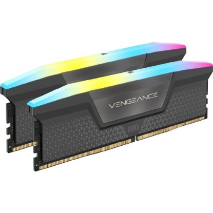 Memorija PC-48000 32GB, CORSAIR Vengeance RGB, CMH32GX5M2B6000Z30K, DDR5 6000MHz, kit 2x16GB