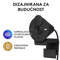 Web kamera LOGITECH Brio 300, crna