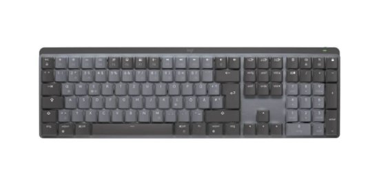 Tipkovnica LOGITECH MX Mechanical Tactile Quiet, bežična, BT, crna