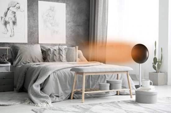 Grijalica DOMO DO7349H, na stalku, 2000 W, 81 cm, daljinski, crna