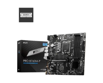 Matična ploča MSI PRO-B760M-P, Intel B760, DDR5, mATX, s.1700