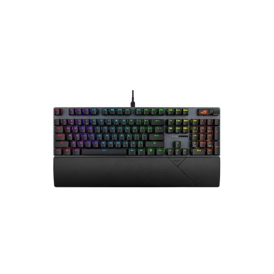 Tipkovnica ASUS ROG Strix Scope II X, RGB, mehanička, ROG NX Snow V2 switch, US Layout, crna, USB