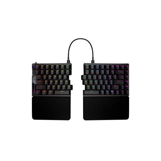 Tipkovnica ASUS ROG Falcata, RGB, mehanička, bežična, US Layout, crna