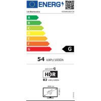 LED TV 43" LG 43NANO80A3B, Smart TV, 4K UHD, DVB-T2/C/S2, USB, LAN, Wi-Fi, BT, crni - energetski razred G