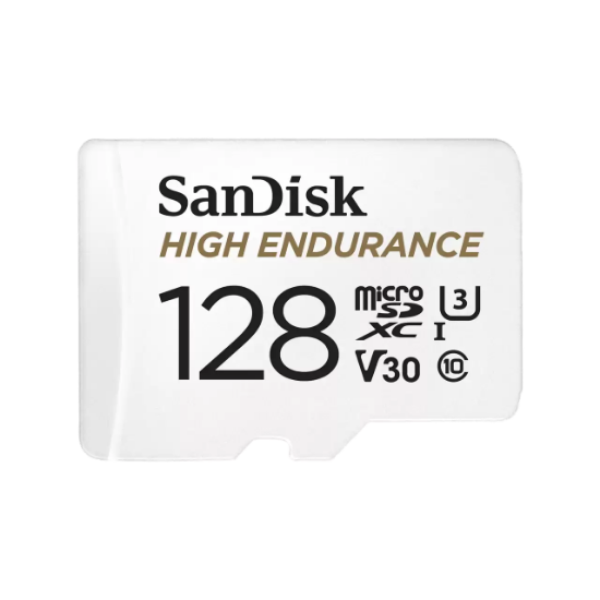 Memorijska kartica SANDISK, High Endurance microSDXC, 128GB, SDSQQNR-128G-GN6IA, A2 class 10 V30 UHS-I U3