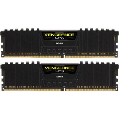 Memorija PC-25600, 16GB, CORSAIR CMK16GX4M2B3200C16 Vengeance LPX Black, DDR4 3200Mhz, 2x8GB kit