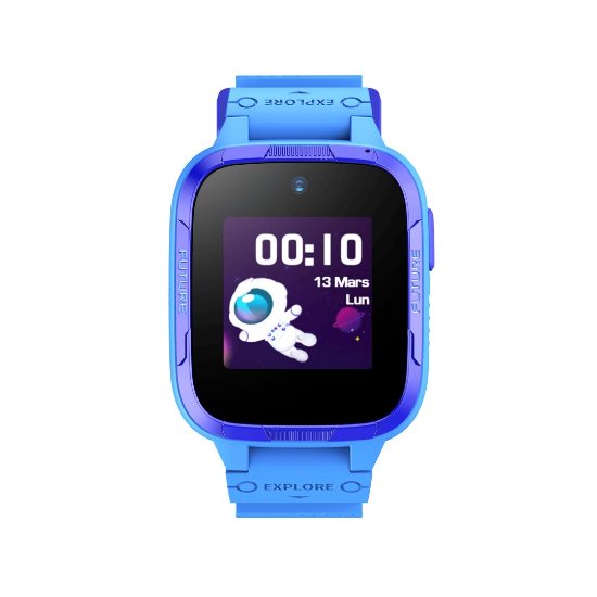 Dječji pametni sat SMART360 Botslab Kids Watch E3 Pro, 4G+ video pozivi, SOS gumb, lociranje, plavi + mrežna nadzorna kamera 360 AC1C Pro, 2k, unutarnja