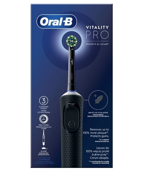 Električna četkica za zube ORAL-B Vitality Pro, crna