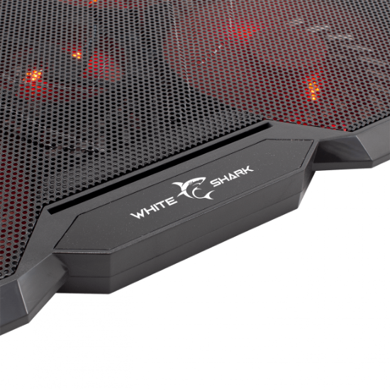 Hlađenje za laptop WHITE SHARK Ice Wizard, do 17.3", crno