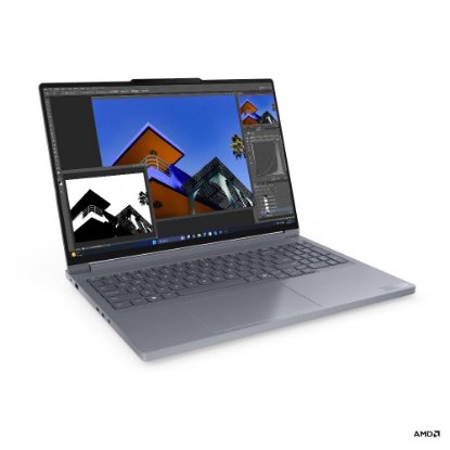 Laptop LENOVO ThinkBook 21U0001BSC / Ryzen 9 8940HX, 64GB, 1TB SSD, nVidia GeForce RTX 5060, 16" WQXGA 165Hz IPS, Windows 11 Pro, sivi