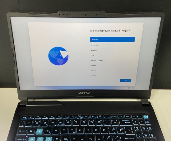 RABLJENI - Laptop MSI Cyborg 15 A13VE-1804XHR / Core i7 13620H, 16GB, 1TB SSD, nVidia GeForce RTX 4050, 15.6" FHD 144Hz IPS, Windows 11, crni