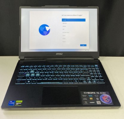RABLJENI - Laptop MSI Cyborg 15 A13VE-1804XHR / Core i7 13620H, 16GB, 1TB SSD, nVidia GeForce RTX 4050, 15.6" FHD 144Hz IPS, Windows 11, crni