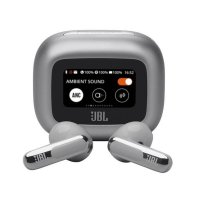 Slušalice JBL Live Flex 3, bežične, Bluetooth, ANC, in-ear, srebrne