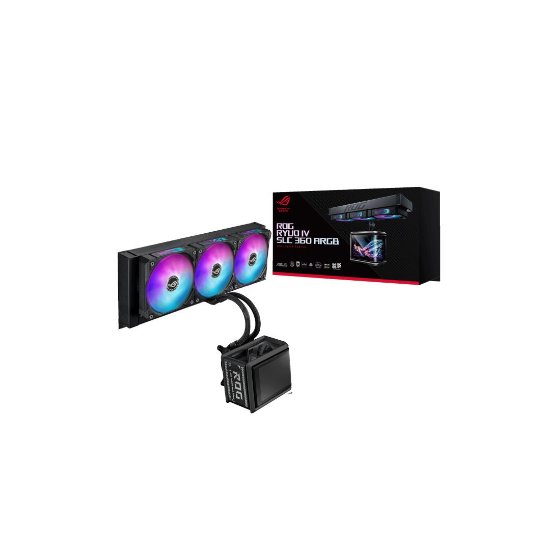 Vodeno hlađenje ASUS RYUO IV SLC 360 ARGB, Amoled ekran, crno, za Intel i AMD