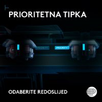 Tipkovnica LOGITECH Gaming G515 Rapid TKL, RGB, mehanička, US Layout, USB, crna