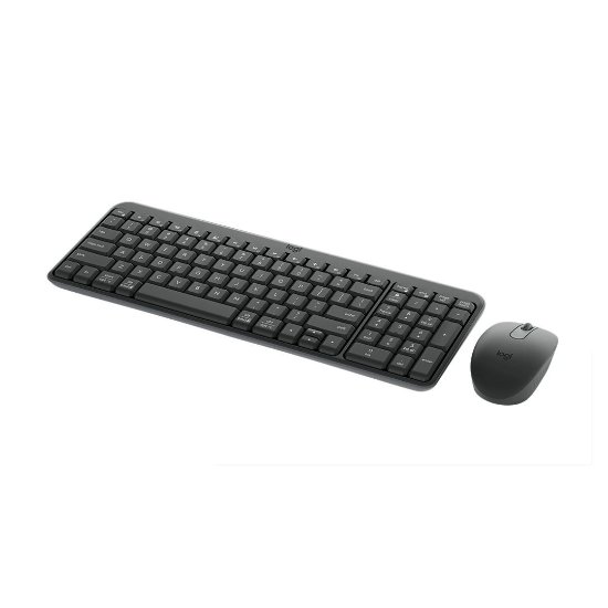 Tipkovnica + miš LOGITECH MK250 Compact Bluetooth Combo, bežična, crna