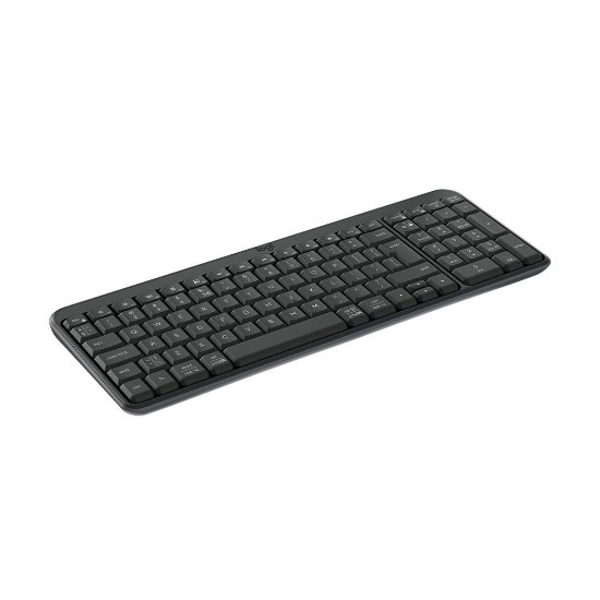 Tipkovnica LOGITECH K250 Compact Bluetooth Combo, bežična, crna