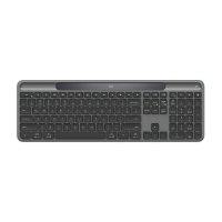 Tipkovnica LOGITECH Signature Slim Solar+, bežična, bluetooth, crna