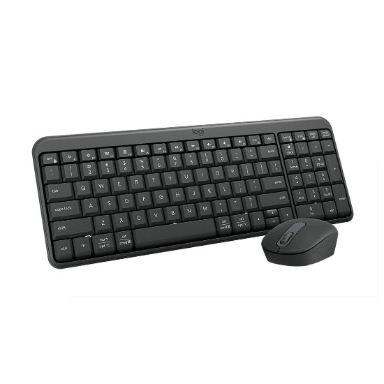 Tipkovnica + miš LOGITECH MK250 Compact Bluetooth Combo, bežična, crna